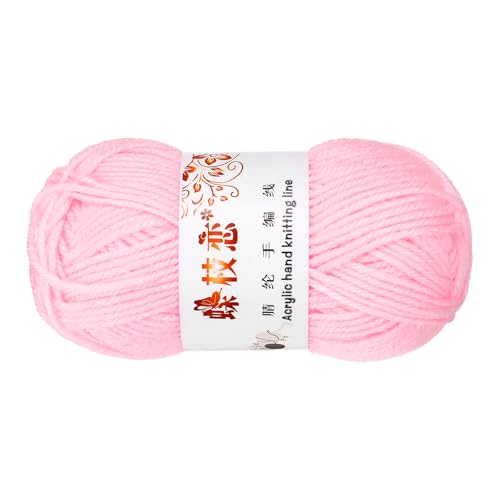 sourcing map Häkelgarn, Rosa, 4-lagiges Acrylgarn, 50 g, Sportgewicht, weiche und flauschige Garne zum Stricken, DIY, Häkeln, Handwerk, Decken, Geschenk, 98 Meter sourcing map Häkelgarn, Rosa, 4-lagiges Acrylgarn, 50 g, Sportgewicht, weiche und flauschige Garne zum Stricken, DIY, Häkeln, Handwerk, Decken, Geschenk, 98 Meter von sourcing map