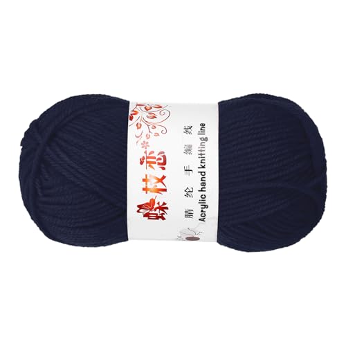 sourcing map Häkelgarn, dunkelblau, 4-lagig, Acrylgarn, 50 g, Sportgewicht, weiche und flauschige Garne zum Stricken, DIY, Häkeln, Handwerk, Decken, Geschenk, 98 Meter sourcing map Häkelgarn, dunkelblau, 4-lagig, Acrylgarn, 50 g, Sportgewicht, weiche und flauschige Garne zum Stricken, DIY, Häkeln, Handwerk, Decken, Geschenk, 98 Meter von sourcing map