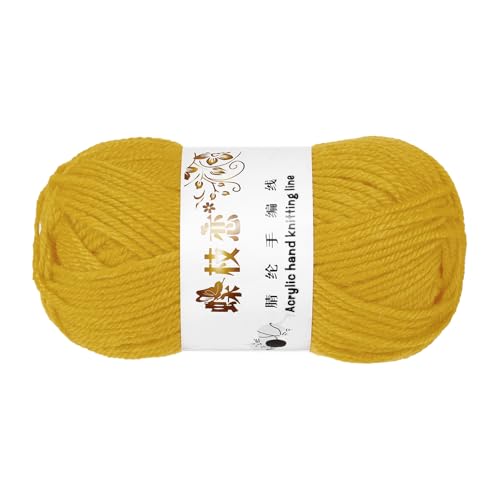 sourcing map Häkelgarn, dunkelgelb, 4-lagiges Acrylgarn, 50 g, Sportgewicht, weiche und flauschige Garne zum Stricken, DIY, Häkeln, Handwerk, Decken, Geschenk, 98 Meter sourcing map Häkelgarn, dunkelgelb, 4-lagiges Acrylgarn, 50 g, Sportgewicht, weiche und flauschige Garne zum Stricken, DIY, Häkeln, Handwerk, Decken, Geschenk, 98 Meter von sourcing map