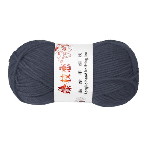 sourcing map Häkelgarn, dunkelgrau, 4-lagiges Acrylgarn, 50 g, Sportgewicht, weiche und flauschige Garne zum Stricken, DIY, Häkeln, Handwerk, Decken, Geschenk, 98 Meter sourcing map Häkelgarn, dunkelgrau, 4-lagiges Acrylgarn, 50 g, Sportgewicht, weiche und flauschige Garne zum Stricken, DIY, Häkeln, Handwerk, Decken, Geschenk, 98 Meter von sourcing map