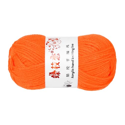 sourcing map Häkelgarn, orange, 4-lagiges Acrylgarn, 50 g, Sportgewicht, weiche und flauschige Garne zum Stricken, DIY, Häkeln, Handwerk, Decken, Geschenk, 98 Meter sourcing map Häkelgarn, orange, 4-lagiges Acrylgarn, 50 g, Sportgewicht, weiche und flauschige Garne zum Stricken, DIY, Häkeln, Handwerk, Decken, Geschenk, 98 Meter von sourcing map