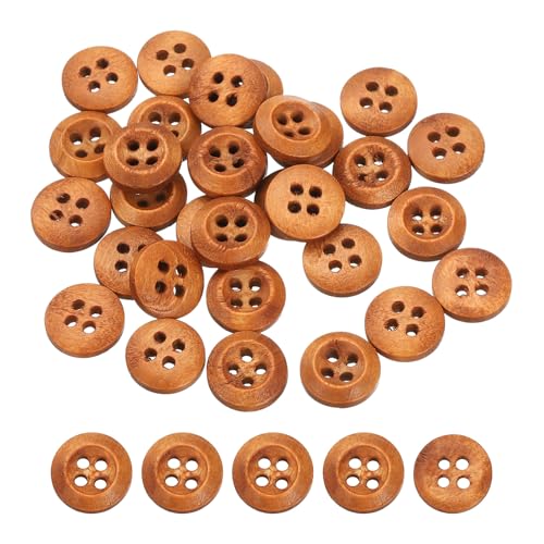 sourcing map Holzknöpfe, 11,5 mm, 4 Löcher, rund, zum Nähen, Basteln, Kleidung, Hellbraun, 80 Stück sourcing map Holzknöpfe, 11,5 mm, 4 Löcher, rund, zum Nähen, Basteln, Kleidung, Hellbraun, 80 Stück von sourcing map