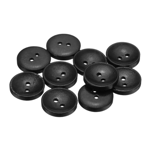 sourcing map Holzknöpfe, 28 l, 18 mm, 2 Löcher, rund, Ersatzknöpfe für Kleidung, DIY, Basteln, Dekoration, Schwarz, 10 Stück sourcing map Holzknöpfe, 28 l, 18 mm, 2 Löcher, rund, Ersatzknöpfe für Kleidung, DIY, Basteln, Dekoration, Schwarz, 10 Stück von sourcing map