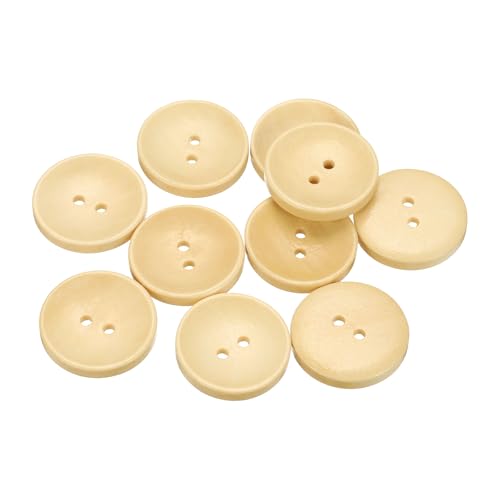 sourcing map Holzknöpfe, 40 l, 25 mm, 2 Löcher, rund, Ersatzknöpfe für Kleidung, DIY, Basteln, Dekoration, Naturholz, 10 Stück sourcing map Holzknöpfe, 40 l, 25 mm, 2 Löcher, rund, Ersatzknöpfe für Kleidung, DIY, Basteln, Dekoration, Naturholz, 10 Stück von sourcing map