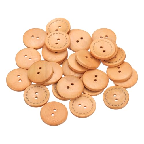sourcing map Holzknöpfe zum Nähen, 25 mm, 2 Löcher, rund, zum Nähen, Kleidung, Kissen, Basteln, Dekoration, Beige, 30 Stück sourcing map Holzknöpfe zum Nähen, 25 mm, 2 Löcher, rund, zum Nähen, Kleidung, Kissen, Basteln, Dekoration, Beige, 30 Stück von sourcing map