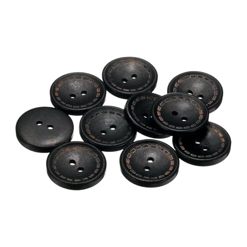 sourcing map Holzknöpfe zum Nähen, 25 mm, 2 Löcher, rund, zum Nähen, Kleidung, Kissen, Basteln, Dekoration, Schwarz, 10 Stück sourcing map Holzknöpfe zum Nähen, 25 mm, 2 Löcher, rund, zum Nähen, Kleidung, Kissen, Basteln, Dekoration, Schwarz, 10 Stück von sourcing map