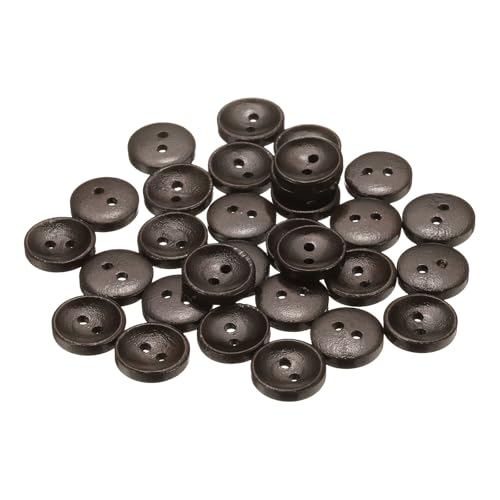 sourcing map Holzknöpfe zum Nähen, rund, 24 l, 15 mm, 2 Löcher, Ersatzknöpfe für Kleidung, DIY, Handwerk, Dekoration, Dunkelbraun, 30 Stück sourcing map Holzknöpfe zum Nähen, rund, 24 l, 15 mm, 2 Löcher, Ersatzknöpfe für Kleidung, DIY, Handwerk, Dekoration, Dunkelbraun, 30 Stück von sourcing map