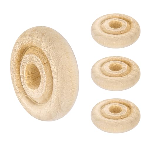 sourcing map Holzplatten, 2,2 cm Durchmesser, 0,6 cm dick, 0,6 cm Loch, flaches unlackiertes Holz, Hobby-Rad für Mini-Weihnachtsbaum-Basis, DIY-Modellautos, LKW, 4 Stück sourcing map Holzplatten, 2,2 cm Durchmesser, 0,6 cm dick, 0,6 cm Loch, flaches unlackiertes Holz, Hobby-Rad für Mini-Weihnachtsbaum-Basis, DIY-Modellautos, LKW, 4 Stück von sourcing map