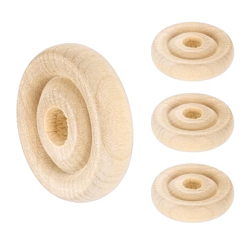 sourcing map Holzplatten, 2,5 cm Durchmesser, 0,6 cm dick, 0,6 cm Loch, flaches unlackiertes Holz, Hobby-Rad für Mini-Weihnachtsbaum-Basis, DIY-Modellautos, LKW, 4 Stück sourcing map Holzplatten, 2,5 cm Durchmesser, 0,6 cm dick, 0,6 cm Loch, flaches unlackiertes Holz, Hobby-Rad für Mini-Weihnachtsbaum-Basis, DIY-Modellautos, LKW, 4 Stück von sourcing map