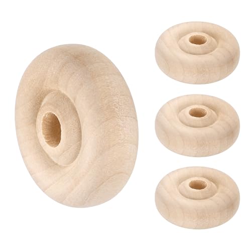 sourcing map Holzplatten, 3,8 cm Durchmesser, 1,1 cm dick, 0,6 cm Loch, flaches unlackiertes Holz, Hobby-Rad für Mini-Weihnachtsbaum-Basis, DIY-Modellautos, LKW, 4 Stück sourcing map Holzplatten, 3,8 cm Durchmesser, 1,1 cm dick, 0,6 cm Loch, flaches unlackiertes Holz, Hobby-Rad für Mini-Weihnachtsbaum-Basis, DIY-Modellautos, LKW, 4 Stück von sourcing map