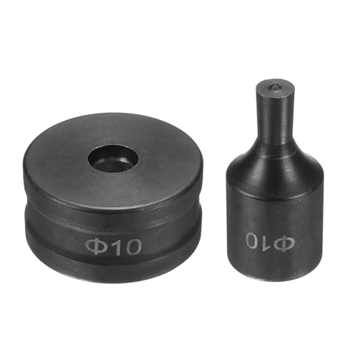 sourcing map Hydraulischer Lochstanzer, 10 mm, rundes Loch, 40CR-Stahl, elektrisches Stanzset für elektrische Stanzmaschine CH70, Schwarz sourcing map Hydraulischer Lochstanzer, 10 mm, rundes Loch, 40CR-Stahl, elektrisches Stanzset für elektrische Stanzmaschine CH70, Schwarz von sourcing map