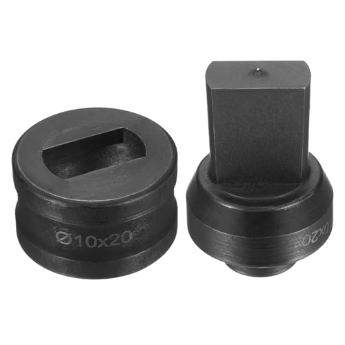 sourcing map Hydraulischer Lochstanzer, Φ10 × 20 mm, Schlitzloch, 40CR-Stahl, elektrisches Stanzset für elektrische Stanzmaschine CH60, Schwarz sourcing map Hydraulischer Lochstanzer, Φ10 × 20 mm, Schlitzloch, 40CR-Stahl, elektrisches Stanzset für elektrische Stanzmaschine CH60, Schwarz von sourcing map
