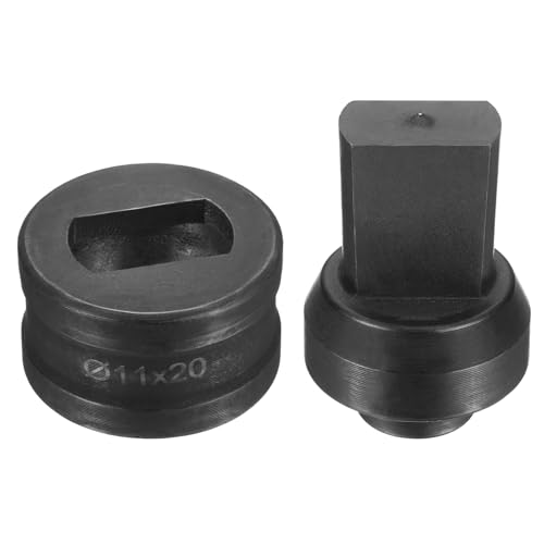 sourcing map Hydraulischer Lochstanzer, Φ11 × 20 mm, Schlitzloch, 40CR-Stahl, elektrisches Stanzset für elektrische Stanzmaschine CH60, Schwarz sourcing map Hydraulischer Lochstanzer, Φ11 × 20 mm, Schlitzloch, 40CR-Stahl, elektrisches Stanzset für elektrische Stanzmaschine CH60, Schwarz von sourcing map