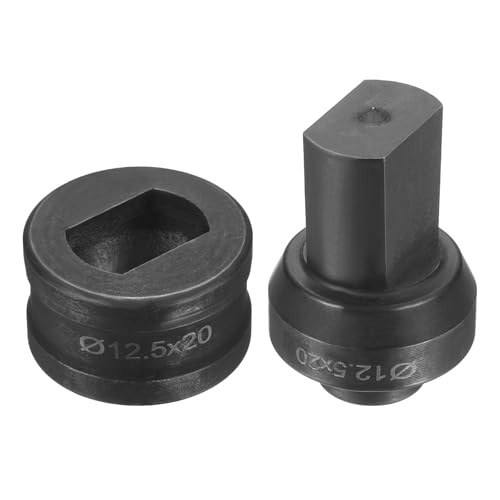 sourcing map Hydraulischer Lochstanzer, Φ12,5 x 20 mm, Schlitzloch, 40CR-Stahl, elektrisches Stanzset für elektrische Stanzmaschine CH60, Schwarz sourcing map Hydraulischer Lochstanzer, Φ12,5 x 20 mm, Schlitzloch, 40CR-Stahl, elektrisches Stanzset für elektrische Stanzmaschine CH60, Schwarz von sourcing map