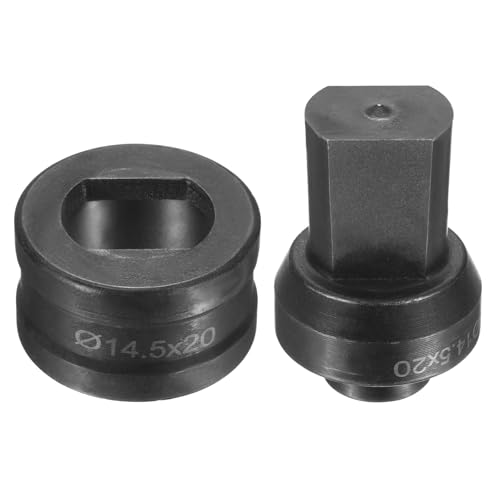 sourcing map Hydraulischer Lochstanzer, Φ14,5 x 20 mm, Schlitzloch, 40CR-Stahl, elektrisches Stanzset für elektrische Stanzmaschine CH60, Schwarz sourcing map Hydraulischer Lochstanzer, Φ14,5 x 20 mm, Schlitzloch, 40CR-Stahl, elektrisches Stanzset für elektrische Stanzmaschine CH60, Schwarz von sourcing map