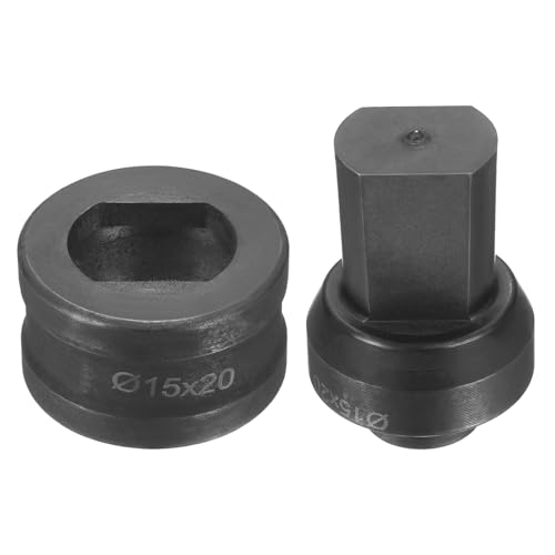 sourcing map Hydraulischer Lochstanzer, Φ15 × 20 mm, Schlitzloch, 40CR-Stahl, elektrisches Stanzset für elektrische Stanzmaschine CH60, Schwarz sourcing map Hydraulischer Lochstanzer, Φ15 × 20 mm, Schlitzloch, 40CR-Stahl, elektrisches Stanzset für elektrische Stanzmaschine CH60, Schwarz von sourcing map