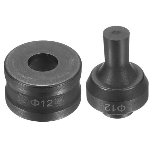sourcing map Hydraulischer Lochstanzer, Durchmesser 12 mm, rundes Loch, 40CR-Stahl, elektrisches Stanzset für elektrische Stanzmaschine CH60, Schwarz sourcing map Hydraulischer Lochstanzer, Durchmesser 12 mm, rundes Loch, 40CR-Stahl, elektrisches Stanzset für elektrische Stanzmaschine CH60, Schwarz von sourcing map