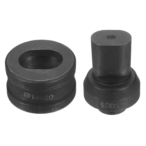 sourcing map Hydraulischer Lochstanzer, Durchmesser 14 x 20 mm, ovales Loch, 40CR-Stahl, elektrisches Stanzset für elektrische Stanzmaschine CH60, Schwarz sourcing map Hydraulischer Lochstanzer, Durchmesser 14 x 20 mm, ovales Loch, 40CR-Stahl, elektrisches Stanzset für elektrische Stanzmaschine CH60, Schwarz von sourcing map