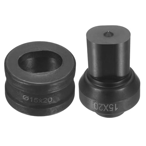sourcing map Hydraulischer Lochstanzer, Durchmesser 15 x 20 mm, ovales Loch, 40CR-Stahl, elektrisches Stanzset für elektrische Stanzmaschine CH60, Schwarz sourcing map Hydraulischer Lochstanzer, Durchmesser 15 x 20 mm, ovales Loch, 40CR-Stahl, elektrisches Stanzset für elektrische Stanzmaschine CH60, Schwarz von sourcing map