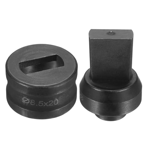 sourcing map Hydraulischer Lochstanzer Φ8,5 x 20 mm, Schlitzloch, 40CR-Stahl, elektrisches Stanzset für elektrische Stanzmaschine CH60, Schwarz sourcing map Hydraulischer Lochstanzer Φ8,5 x 20 mm, Schlitzloch, 40CR-Stahl, elektrisches Stanzset für elektrische Stanzmaschine CH60, Schwarz von sourcing map