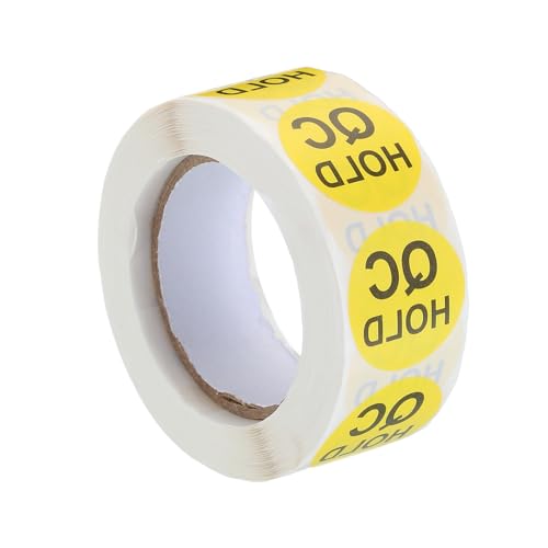 sourcing map Inventur-Qualitätskontrollaufkleber Etiketten 25mm/1" Gelb für Lagerbestand, 1 Rolle 500 Stück sourcing map Inventur-Qualitätskontrollaufkleber Etiketten 25mm/1" Gelb für Lagerbestand, 1 Rolle 500 Stück von sourcing map