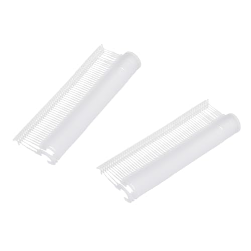 sourcing map J-Hakenverschlüsse, 15 mm, Weiß, 1500 Stück, für Etikettierpistole, Standard-Etikettierung, Widerhaken, Kunststoff, zum Aufhängen von Kleidung, feine Stiche, Preise, Nachfülletiketten von sourcing map