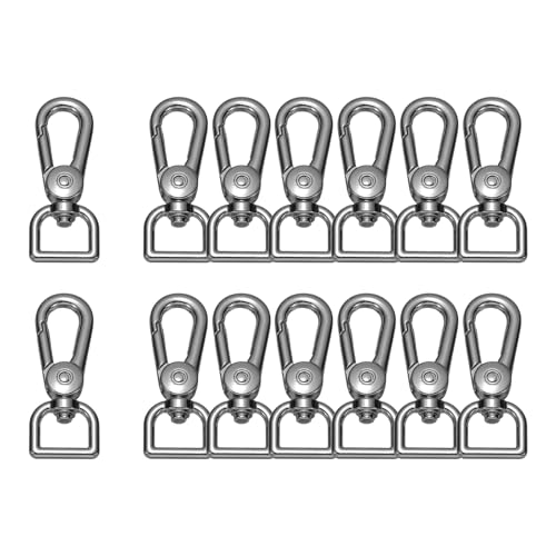 sourcing map Karabinerhaken mit Drehgelenk, 1,27 cm, quadratischer Ring, Karabinerhaken, Metall, Schlüsselanhänger-Clips für selbstgemachte Geldbörsen, Schmuckherstellung, Pistolenschwarz, 14 Stück sourcing map Karabinerhaken mit Drehgelenk, 1,27 cm, quadratischer Ring, Karabinerhaken, Metall, Schlüsselanhänger-Clips für selbstgemachte Geldbörsen, Schmuckherstellung, Pistolenschwarz, 14 Stück von sourcing map