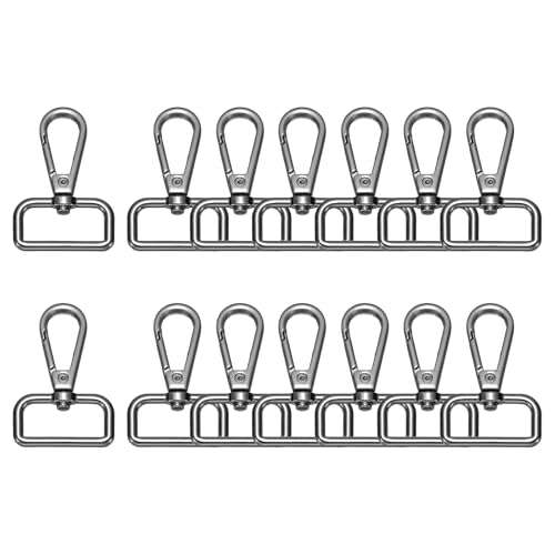 sourcing map Karabinerhaken mit Drehgelenk, 2,5 cm, quadratischer Ring, Karabinerhaken, Metall, Schlüsselanhänger-Clips für selbstgemachte Geldbörsen, Schmuckherstellung, Pistolenschwarz, 14 Stück sourcing map Karabinerhaken mit Drehgelenk, 2,5 cm, quadratischer Ring, Karabinerhaken, Metall, Schlüsselanhänger-Clips für selbstgemachte Geldbörsen, Schmuckherstellung, Pistolenschwarz, 14 Stück von sourcing map
