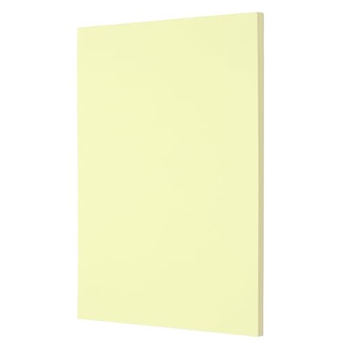 sourcing map Karton-Scrapbook-Papier, 14,7 x 21,1 cm, 41,7 kg/250 g/m², einfarbiger Karton für Neujahrskunst und Handwerk, Einladungen, Grußkarten, Geschenkanhänger, Hellgelb, 20 Stück sourcing map Karton-Scrapbook-Papier, 14,7 x 21,1 cm, 41,7 kg/250 g/m², einfarbiger Karton für Neujahrskunst und Handwerk, Einladungen, Grußkarten, Geschenkanhänger, Hellgelb, 20 Stück von sourcing map