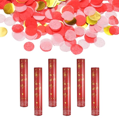 sourcing map Konfetti-Popper für Hochzeit, Papier-Konfetti, Happy Birthday, Tischstreuung, Konfetti-Punkte für Geburtstag, Abschlussfeier, Weihnachten, Partyzubehör, Dekorationen, 30,5 cm, Rot, 6 sourcing map Konfetti-Popper für Hochzeit, Papier-Konfetti, Happy Birthday, Tischstreuung, Konfetti-Punkte für Geburtstag, Abschlussfeier, Weihnachten, Partyzubehör, Dekorationen, 30,5 cm, Rot, 6 von sourcing map