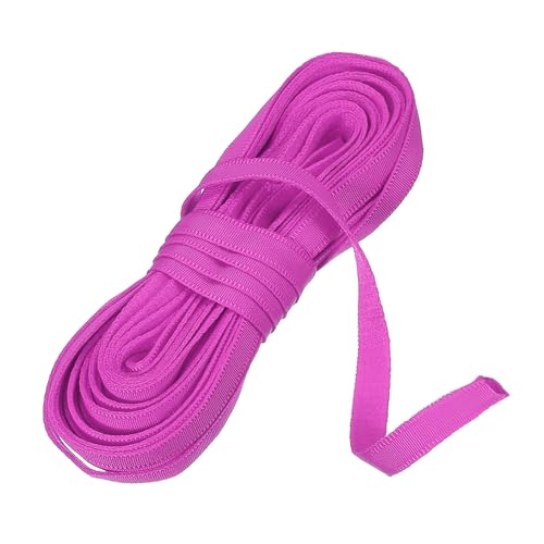 sourcing map Korsett-Hülle, 10 mm, Nylon-Plüsch-Stäbchen zum Nähen, BH-Abdeckung, elastisches Band für Dessous, Hochzeit, Brautkleid, Kleid, 9,1 m, Rosarot von sourcing map