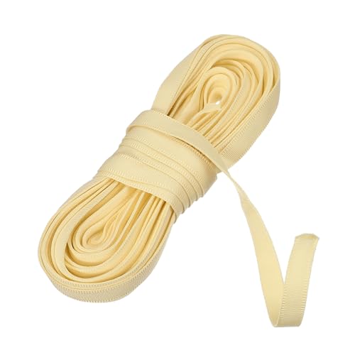 sourcing map Korsett-Hülle, 12 mm, Nylon-Plüsch-Stäbchen zum Nähen, BH-Abdeckung, elastisches Band für Dessous, Hochzeit, Brautkleid, Kleid, Khaki, 9,1 m von sourcing map