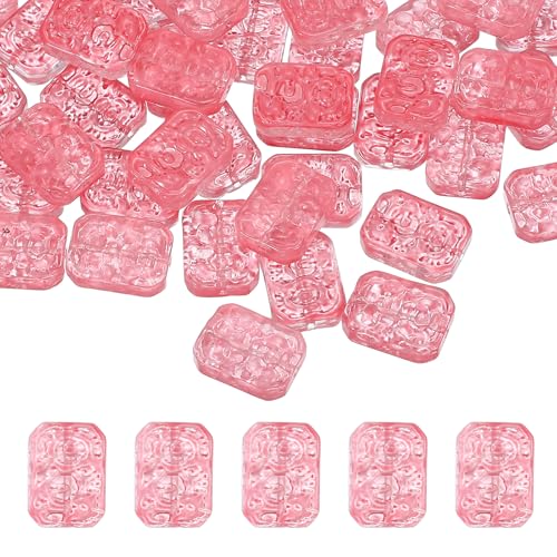 sourcing map Kristallperlen zur Schmuckherstellung, facettierte Glasperlen, lose Perlen, rechteckig, für Bastelarbeiten, Schmuck, Schlüsselanhänger, Dunkelrosa, 30 Stück sourcing map Kristallperlen zur Schmuckherstellung, facettierte Glasperlen, lose Perlen, rechteckig, für Bastelarbeiten, Schmuck, Schlüsselanhänger, Dunkelrosa, 30 Stück von sourcing map