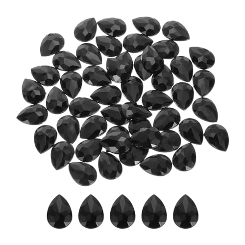 sourcing map Künstliche Strasssteine mit flacher Rückseite, Acryl, Tropfenform, 18 x 25 mm, für Bastelarbeiten, Perlen, Hochzeit, Party, Gesichtsbemalung, Schmuckherstellung, Schwarz, 50 Stück sourcing map Künstliche Strasssteine mit flacher Rückseite, Acryl, Tropfenform, 18 x 25 mm, für Bastelarbeiten, Perlen, Hochzeit, Party, Gesichtsbemalung, Schmuckherstellung, Schwarz, 50 Stück von sourcing map