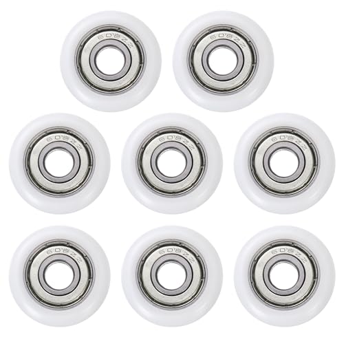 sourcing map Kugellagerführung, 8 x 30 x 8,5 mm, doppelt geschirmt, Chromstahl-Kugellager, Rollrad für gesamte Fitness-Teile, Weiß, 8 Stück sourcing map Kugellagerführung, 8 x 30 x 8,5 mm, doppelt geschirmt, Chromstahl-Kugellager, Rollrad für gesamte Fitness-Teile, Weiß, 8 Stück von sourcing map