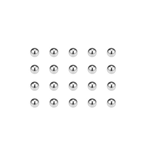 sourcing map Lager Ball 304 Edelstahl G200 Präzisionskugel 0,5mm-1,8mm 1,2 mm (100 Stück) von sourcing map
