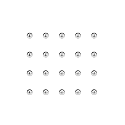 sourcing map Lager Ball 304 Edelstahl G200 Präzisionskugel 0,5mm-1,8mm 1mm (1500 Stück) von sourcing map