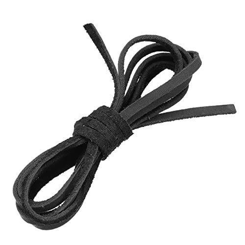 sourcing map Lederband, 2,19 Yards, 5 mm, Flacher Flechtschnurstreifen für Geldbörse, Handtasche, Schnürsenkel, Basteln, Armbandherstellung, schwarz sourcing map Lederband, 2,19 Yards, 5 mm, Flacher Flechtschnurstreifen für Geldbörse, Handtasche, Schnürsenkel, Basteln, Armbandherstellung, schwarz von sourcing map