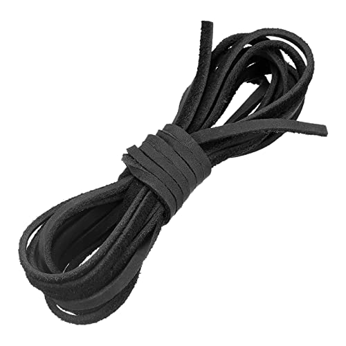 sourcing map Lederband, 4,37 Yards, 4 mm, Flacher Flechtschnurstreifen für Geldbörse, Handtasche, Schnürsenkel, DIY-Handwerk, Armbandherstellung, schwarz sourcing map Lederband, 4,37 Yards, 4 mm, Flacher Flechtschnurstreifen für Geldbörse, Handtasche, Schnürsenkel, DIY-Handwerk, Armbandherstellung, schwarz von sourcing map