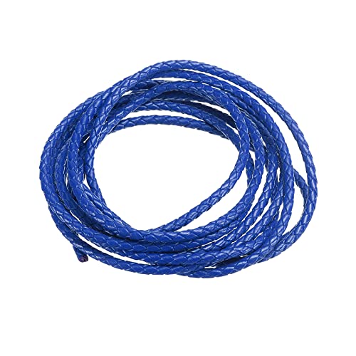 sourcing map Lederschnur, 2,19 Yards 3mm Dmr Marineblau geflochtene Schnur Streifen für Geldbörse Handtasche Schnürsenkel DIY Handwerk Armband Herstellung sourcing map Lederschnur, 2,19 Yards 3mm Dmr Marineblau geflochtene Schnur Streifen für Geldbörse Handtasche Schnürsenkel DIY Handwerk Armband Herstellung von sourcing map