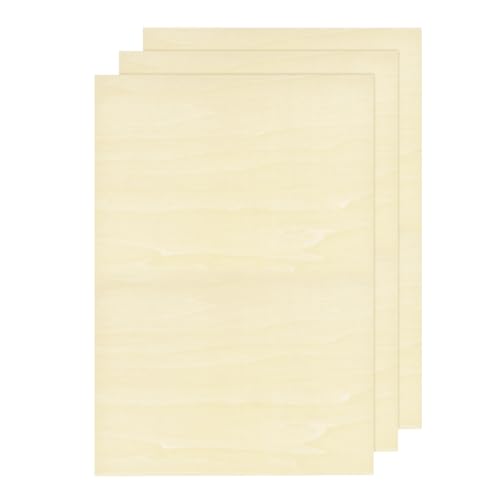 sourcing map Lindenholzplatte, 45 x 30 x 0,3 cm, unlackierte Holzbretter, Sperrholz zum Basteln, Laserschneiden mit glatten Oberflächen, 3 Stück sourcing map Lindenholzplatte, 45 x 30 x 0,3 cm, unlackierte Holzbretter, Sperrholz zum Basteln, Laserschneiden mit glatten Oberflächen, 3 Stück von sourcing map