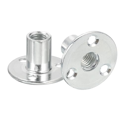 sourcing map M12 Brad Hole T-Nut, 15 Stück, Karbonstahl, runde Basis, Einschraubmuttern, Möbelbeschläge, Flansch, Innengewinde, Einsatzmuttern sourcing map M12 Brad Hole T-Nut, 15 Stück, Karbonstahl, runde Basis, Einschraubmuttern, Möbelbeschläge, Flansch, Innengewinde, Einsatzmuttern von sourcing map