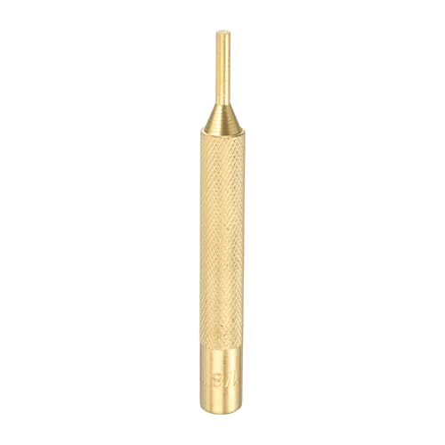sourcing map Messingstanzer, 0,3 cm, nicht beschädigend, rutschfest, zylindrische Ausrichtungsstanzer für Uhren-Reparatur, Schmuckhandwerk von sourcing map