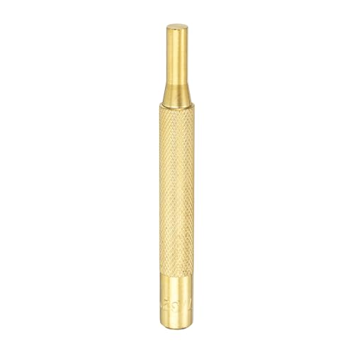 sourcing map Messingstanzer, 2,2 cm, nicht beschädigend, rutschfest, zylindrische Ausrichtungsstanzer für Uhren-Reparatur, Schmuckhandwerk von sourcing map