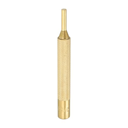 sourcing map Messingstanzer, 2,4 cm, nicht beschädigend, rutschfest, zylindrische Ausrichtungsstanzer für Uhren-Reparatur, Schmuckhandwerk von sourcing map