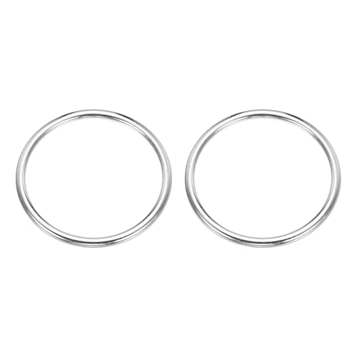 sourcing map Metall-O-Ringe, 1 cm dick, 15 cm Außendurchmesser, 304 Edelstahl, nahtlos, Schweiß-O-Ring, solide, schwere, runde Ringschnalle für Makramee-Hängeschlaufen, 2 Stück sourcing map Metall-O-Ringe, 1 cm dick, 15 cm Außendurchmesser, 304 Edelstahl, nahtlos, Schweiß-O-Ring, solide, schwere, runde Ringschnalle für Makramee-Hängeschlaufen, 2 Stück von sourcing map