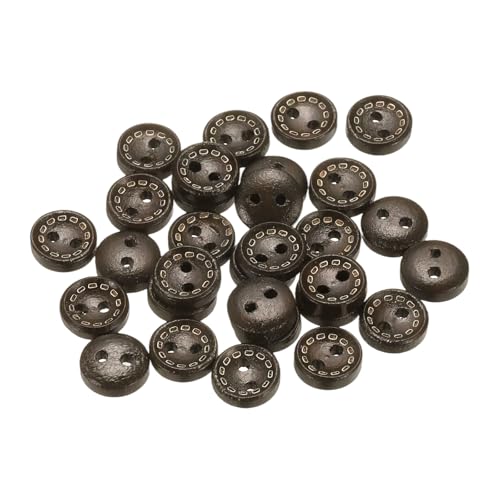 sourcing map Nähknöpfe aus Holz, 16 l, 10 mm, 2 Löcher, rund, zum Nähen, Kleidung, Kissen, Basteln, Dekoration, Dunkelbraun, 30 Stück sourcing map Nähknöpfe aus Holz, 16 l, 10 mm, 2 Löcher, rund, zum Nähen, Kleidung, Kissen, Basteln, Dekoration, Dunkelbraun, 30 Stück von sourcing map
