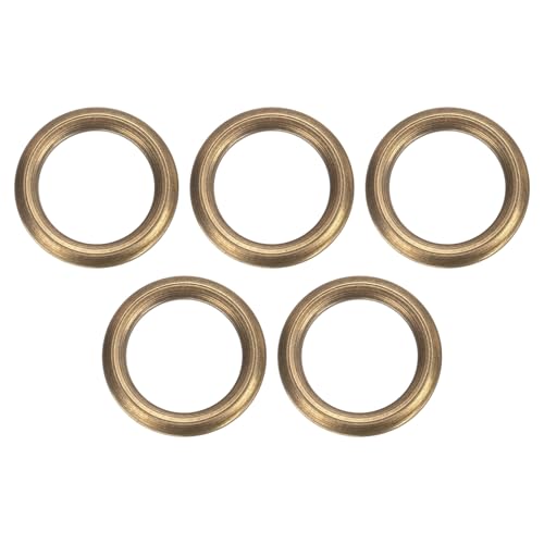 sourcing map O-Ring aus Messing, 2,5 cm Außendurchmesser, 1,8 cm dick, nahtlos, geschweißt, runde Ringschnallen für Gepäck, Gurtband, Basteln, Dekoration, Zubehör, Bronze, 5 Stück sourcing map O-Ring aus Messing, 2,5 cm Außendurchmesser, 1,8 cm dick, nahtlos, geschweißt, runde Ringschnallen für Gepäck, Gurtband, Basteln, Dekoration, Zubehör, Bronze, 5 Stück von sourcing map