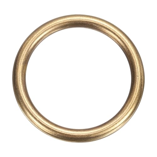 sourcing map O-Ring aus Messing, 6 cm Außendurchmesser, 4,8 cm dick, nahtlos, geschweißt, runde Ringschnallen für Gepäck, Gurtband, Basteln, Dekoration, Zubehör, Bronze, 1 Stück sourcing map O-Ring aus Messing, 6 cm Außendurchmesser, 4,8 cm dick, nahtlos, geschweißt, runde Ringschnallen für Gepäck, Gurtband, Basteln, Dekoration, Zubehör, Bronze, 1 Stück von sourcing map