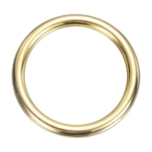 sourcing map O-Ring aus Messing, 6 cm Außendurchmesser, 4,8 cm dick, nahtlos, geschweißt, runde Ringschnallen für Gepäck, Gurtband, Handwerk, DIY-Dekoration, Zubehör, goldfarben, 1 Stück sourcing map O-Ring aus Messing, 6 cm Außendurchmesser, 4,8 cm dick, nahtlos, geschweißt, runde Ringschnallen für Gepäck, Gurtband, Handwerk, DIY-Dekoration, Zubehör, goldfarben, 1 Stück von sourcing map